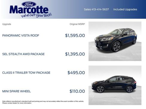 Certified 2022 Ford Escape SEL w/ SEL Stealth AWD Package image 4