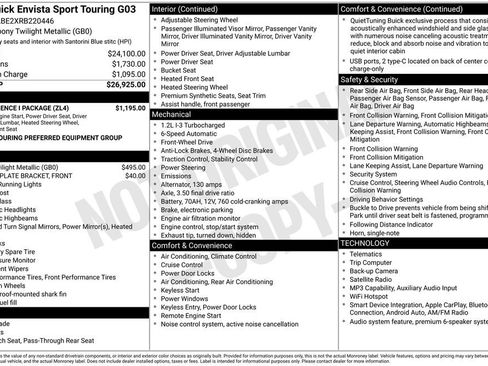 Used 2024 Buick Envista Sport Touring w/ Convenience I Package FWD image 5