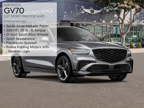 New 2026 Genesis GV70 2.5T Sport Prestige w/ G1 Accessory Package image 10