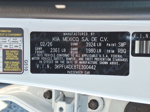 New 2026 Kia K4 EX image 18