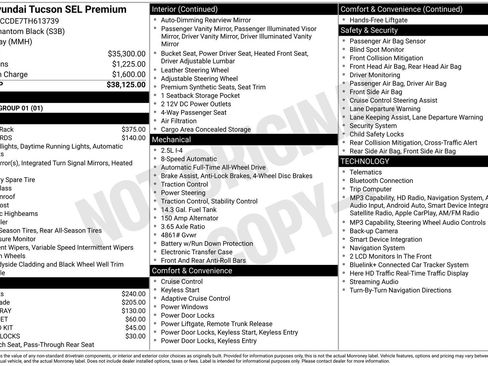 Certified 2026 Hyundai Tucson SEL AWD/4WD image 31