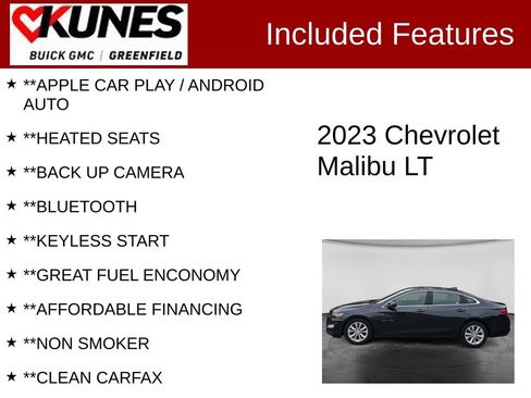 Used 2023 Chevrolet Malibu LT FWD image 2