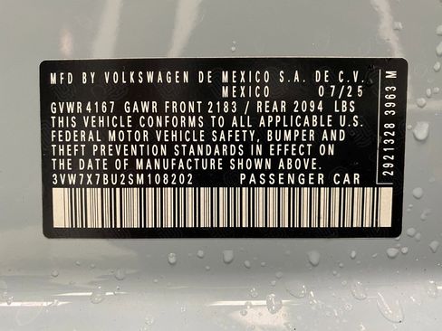 New 2025 Volkswagen Jetta SE image 30