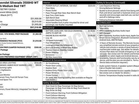 Used 2024 Chevrolet Silverado 3500 W/T AWD/4WD image 3