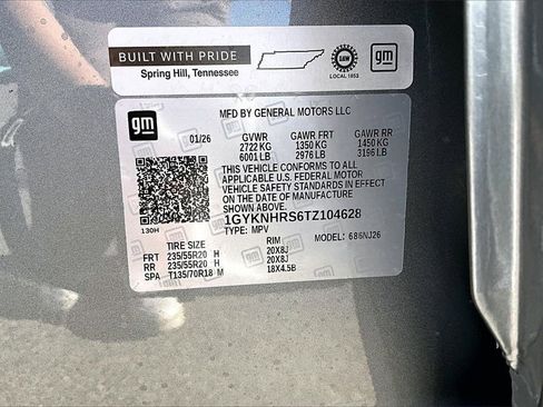 New 2026 Cadillac XT5 Sportv w/ LPO, Red Accent Package image 13