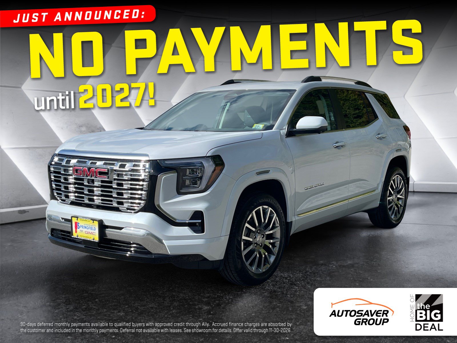 New 2027 GMC Terrain Denali w/ LPO, Floor Liner Package AWD/4WD image 1