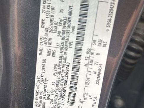 Used 2021 Ford Ranger XLT w/ Equipment Group 301A Mid RWD image 6