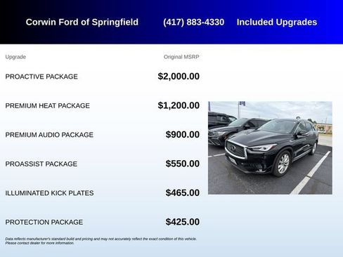 Used 2019 INFINITI QX50 Essential w/ Proactive Package AWD/4WD image 5