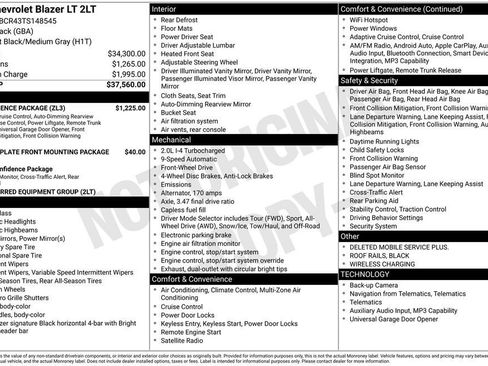 New 2026 Chevrolet Blazer LT w/ Convenience Package FWD image 27