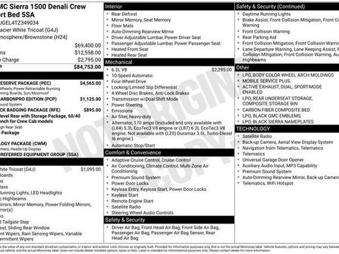 Certified 2026 GMC Sierra 1500 Denali w/ Denali Reserve Package AWD/4WD image 7