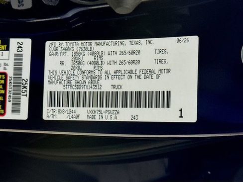 New 2026 Toyota Tundra 1794 Edition AWD/4WD image 32