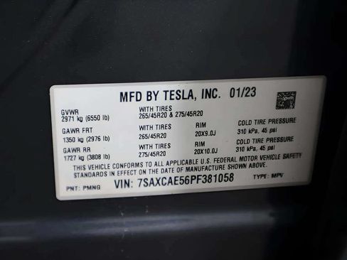 Used 2023 Tesla Model X AWD/4WD image 37