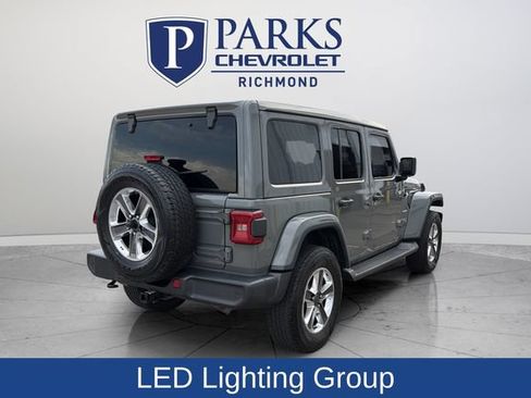Used 2021 Jeep Wrangler Unlimited Sahara w/ Uconnect 4C Nav & Sound Group AWD/4WD image 8