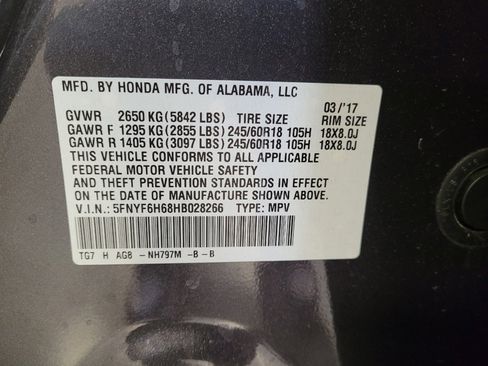 Used 2017 Honda Pilot EX-L image 33