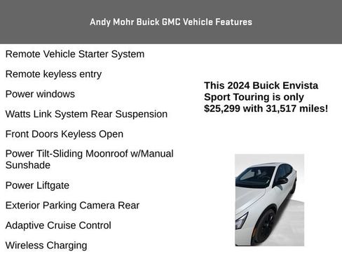 Used 2024 Buick Envista Sport Touring w/ Convenience I Package FWD image 16