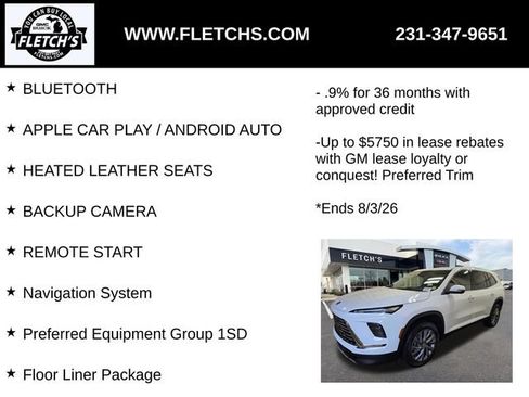 New 2026 Buick Enclave Preferred w/ Power Package AWD/4WD image 2