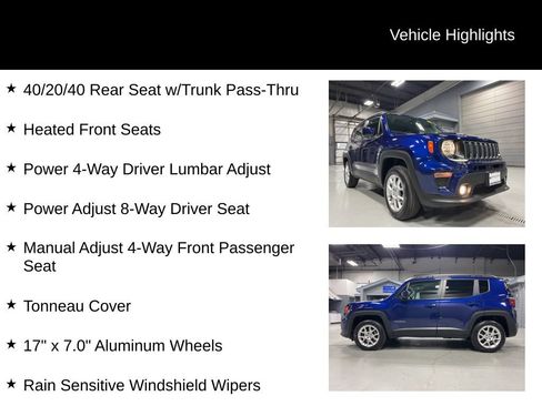 Used 2021 Jeep Renegade Latitude w/ Convenience Group AWD/4WD image 14