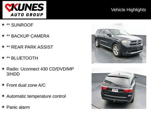 Used 2013 Dodge Durango SXT w/ Popular Equipment Group AWD/4WD image 2