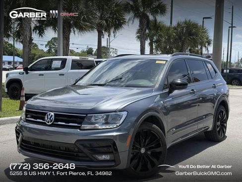 Used 2021 Volkswagen Tiguan SE R-Line FWD image 1