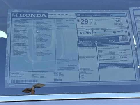 Certified 2026 Honda CR-V EX-L image 27