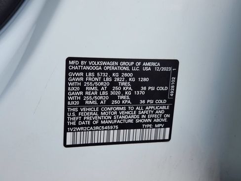 Used 2024 Volkswagen Atlas SE FWD image 27