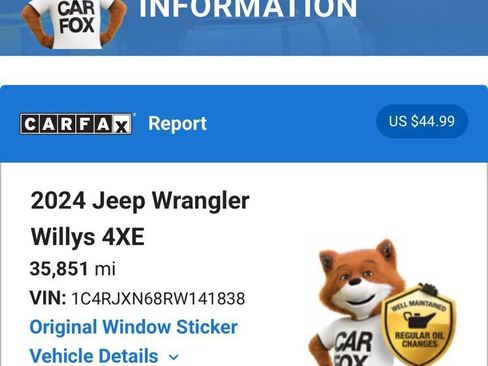 Used 2024 Jeep Wrangler Unlimited AWD/4WD image 5