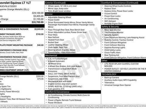 Used 2020 Chevrolet Equinox LT AWD/4WD image 20