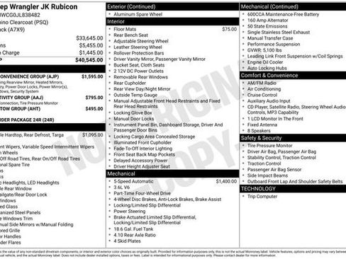 Used 2018 Jeep Wrangler Rubicon w/ Power Convenience Group image 11