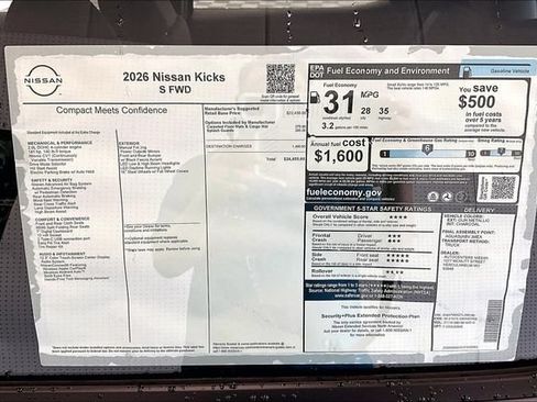 New 2026 Nissan Kicks S FWD image 33
