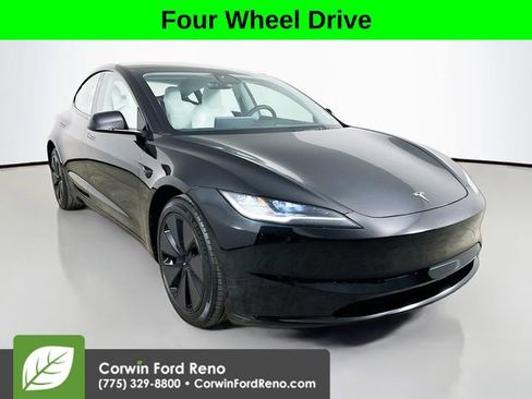 Used 2025 Tesla Model 3 Long Range AWD/4WD image 1