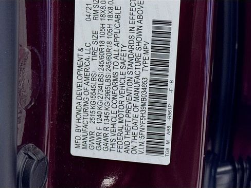 Used 2021 Honda Pilot EX image 42