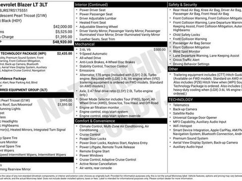 Certified 2024 Chevrolet Blazer LT w/ Sound & Technology Package AWD/4WD image 6