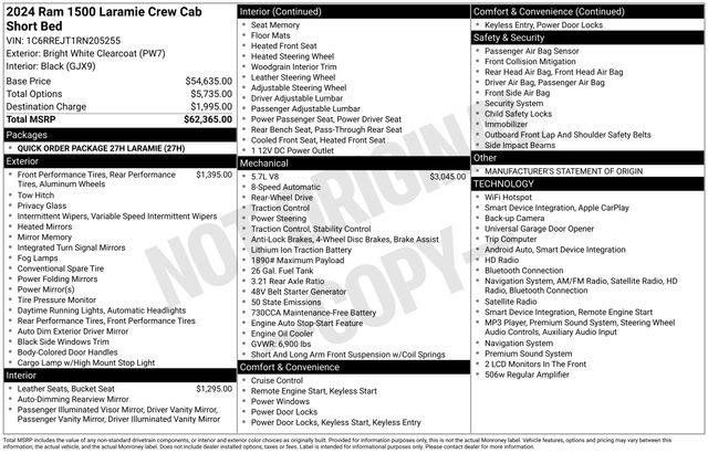Certified 2024 RAM 1500 Laramie RWD image 4