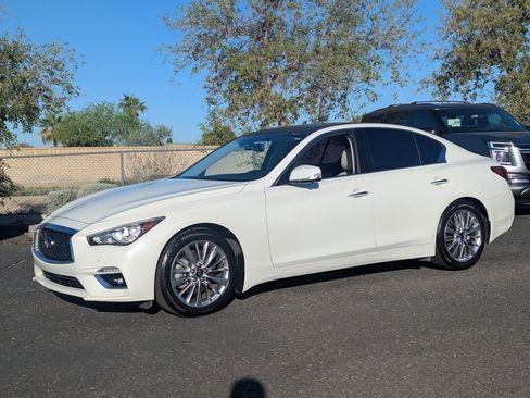 Used 2021 INFINITI Q50 Luxe w/ Cargo Package image 2