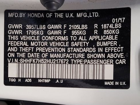 Used 2017 Honda Civic EX image 33