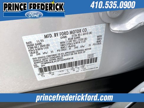 New 2026 Ford Explorer Tremor w/ Tremor Ultimate Package image 12