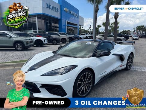 Used 2025 Chevrolet Corvette Stingray Premium Conv w/ Z51 Performance Package RWD image 1