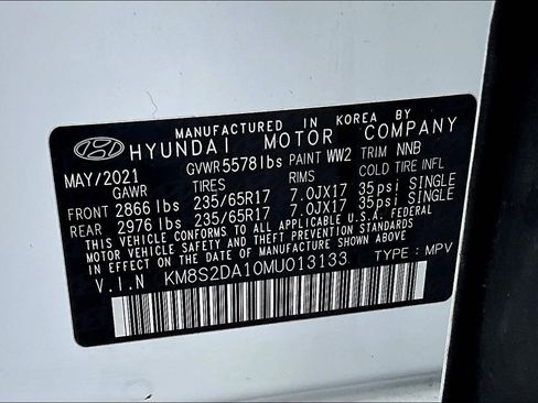 Used 2021 Hyundai Santa Fe Blue AWD/4WD image 19