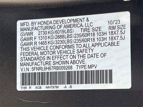 Used 2024 Honda Odyssey EX-L image 34