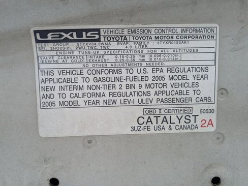Used 2005 Lexus SC 430 Convertible RWD image 20