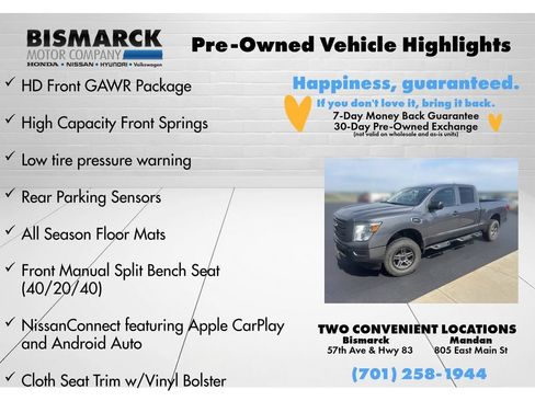 Used 2022 Nissan Titan S w/ HD Front GAWR Package AWD/4WD image 5