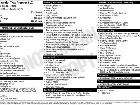 Used 2020 Chevrolet Trax Premier image 2