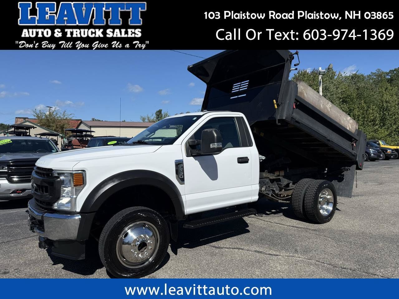 Used 2020 Ford F550 4x4 Regular Cab Super Duty w/ Power Equipment Group image 1