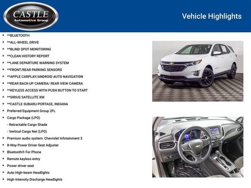 Used 2021 Chevrolet Equinox LT w/ LPO, Cargo Package AWD/4WD image 3