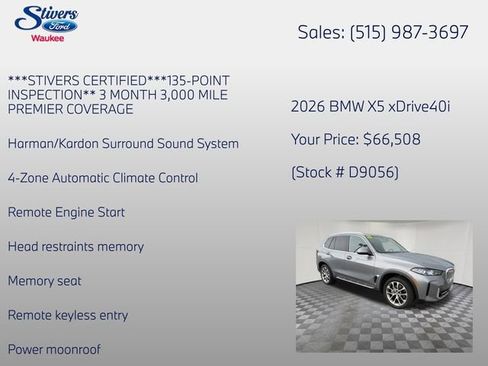 Used 2026 BMW X5 xDrive40i AWD/4WD image 21