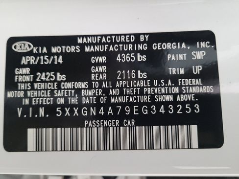 Used 2014 Kia Optima EX w/ EX Premium Package FWD image 33