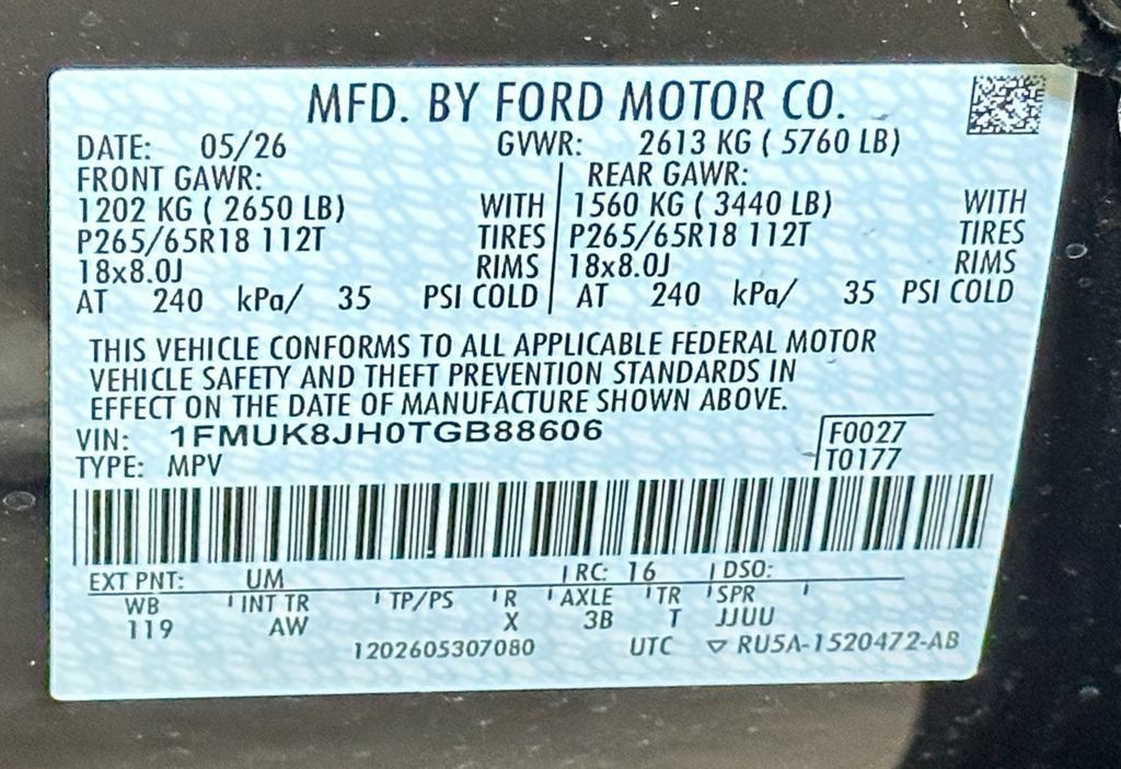 New 2026 Ford Explorer Tremor AWD/4WD image 50