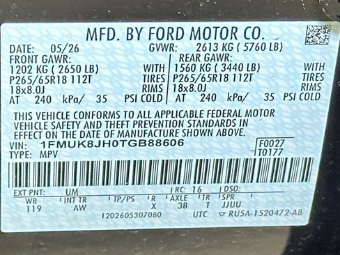 New 2026 Ford Explorer Tremor AWD/4WD image 50