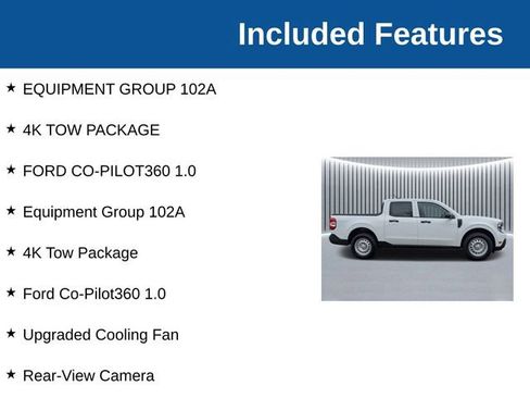 New 2025 Ford Maverick XL w/ 4K Tow Package AWD/4WD image 4