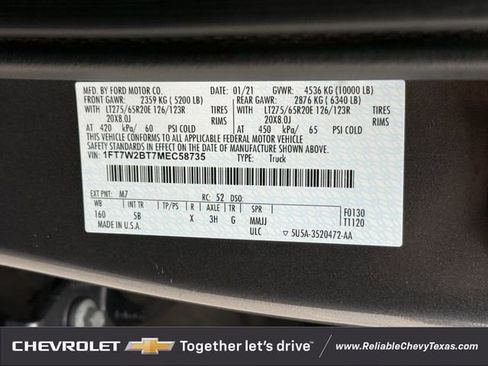 Used 2021 Ford F250 Lariat w/ Lariat Ultimate Package AWD/4WD image 41